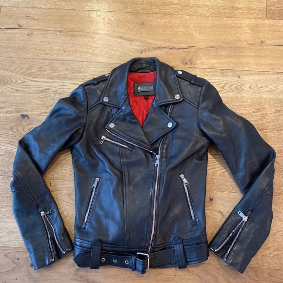 Black Leather Jacket - Picture 1 of 4